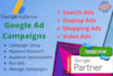 setup and manage google ad campaigns