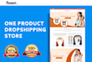 build one product shopify dropshipping store