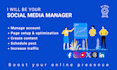 be your professional social media manager and content creator