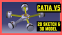 do catia 2d and 3d sketching