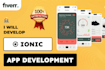 design and develop ionic app