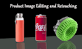 photoshop photo retouching, product image editing, and object removal