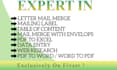 create avery mailing labels, envelopes, or letters