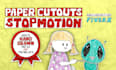 make hand drawn paper cutouts stop motion animation video
