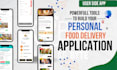 build a custom food delivery app in react native