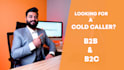 cold call your list and set appointments professionally