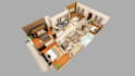 convert 2d to 3d floor plans in 10 hrs