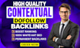 do high quality contextual seo dofollow backlinks