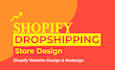 design and develop shopify store, shopify dropshipping store and shopify website