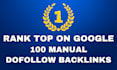 create manually 50 do follow backlinks