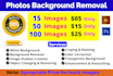 remove background 100 photos