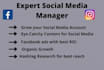 be your expert social media marketing assistant