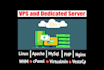 setup vps or dedicated server on AWS, vultr, digital ocean and linode