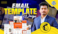 design mailchimp newsletter and setup mailchimp automation on wordpress