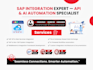 be your sap integration expert for API integration or ai automation