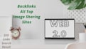 make manual SEO backlinks on image sharing sites