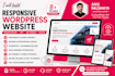 build a modern responsive wordpress website for your business