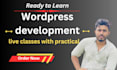 teach you wordpress website development online coding lessons