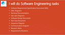 do software engineering tasks, uml, srs and documentation