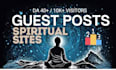 guest post on HQ site related to spirituality
