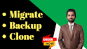 migrate wordpress website, backup or clone wordpress website