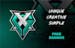 design professional logo initial letter esports, twitch