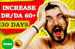 increase domain rating DR domain authority da to 60 plus