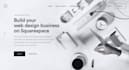 create  professional squarespace business website