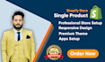 create single product shopify store, one product store