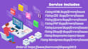 fix html , css , bootstrap, js, php, laravel, ci, wordpress ,shopify bugs