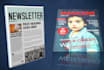 write and design professional newsletter and email template