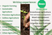write agriculture related content and do on page seo