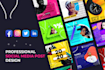 design engaging modern social media posts and posters