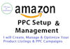 setup, manage and optimize your amazon PPC ad campaign