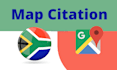 provide south african local map citations for seo