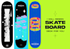 design bold and edgy wheels and skateboard for you