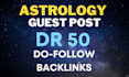do guest posts on the astrology blog da 50