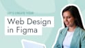 create a website design in figma or adobe xd