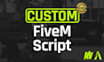 create custom scripts for your fivem server