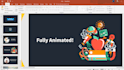 design an animated professional slide presentation