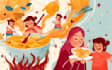 create amazing cute children book illustration