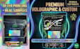 create holographic custom weed, hemp, mylar bag and labels