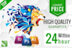 do any photoshop, illustrator, indesign and coreldraw work