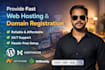 provide fast web hosting and domain registration services