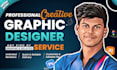 create professional custom graphic designs, logo, and vector redesigns in 24h