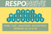 develop responsive website template using html css