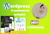 create wordpress ecommerce website using ocean wp, elementor pro