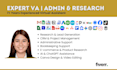 be your general virtual assistant for admin and research