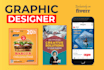 be a creative graphic designer create flyer, postcard, etc