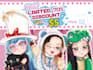 make a cute chibi cartoon illustration,with pet or couple